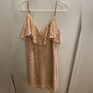 Beautiful light pink laced dress